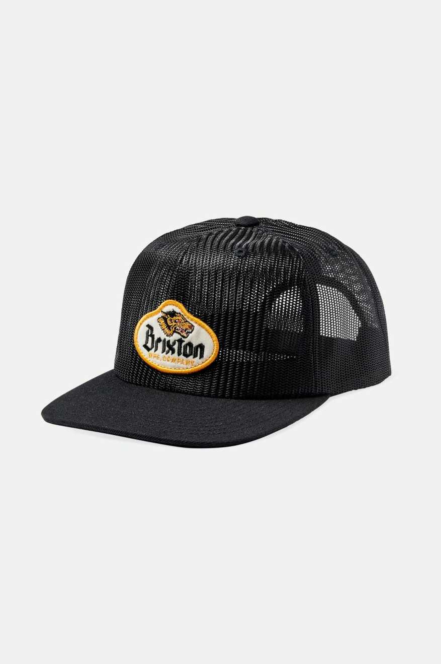 Brixton Canine Full mesh Trucker Hat Black