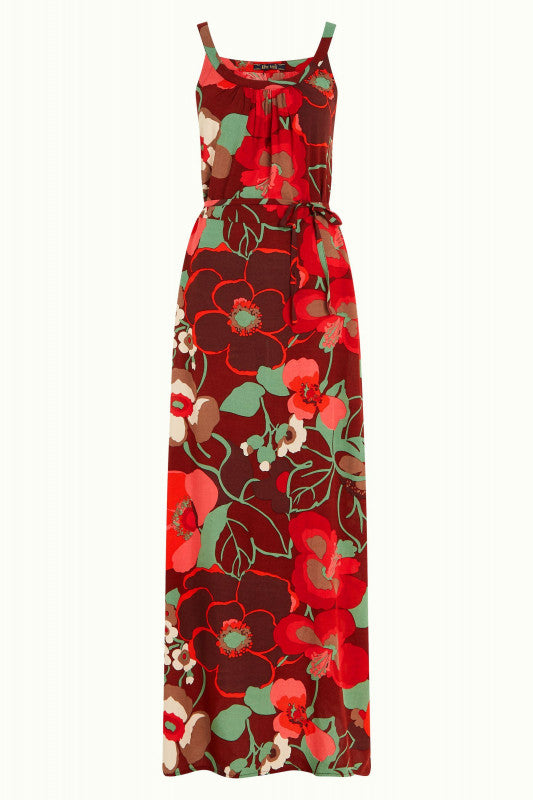 King Louie Allison Maxi Dress Pecan Brown