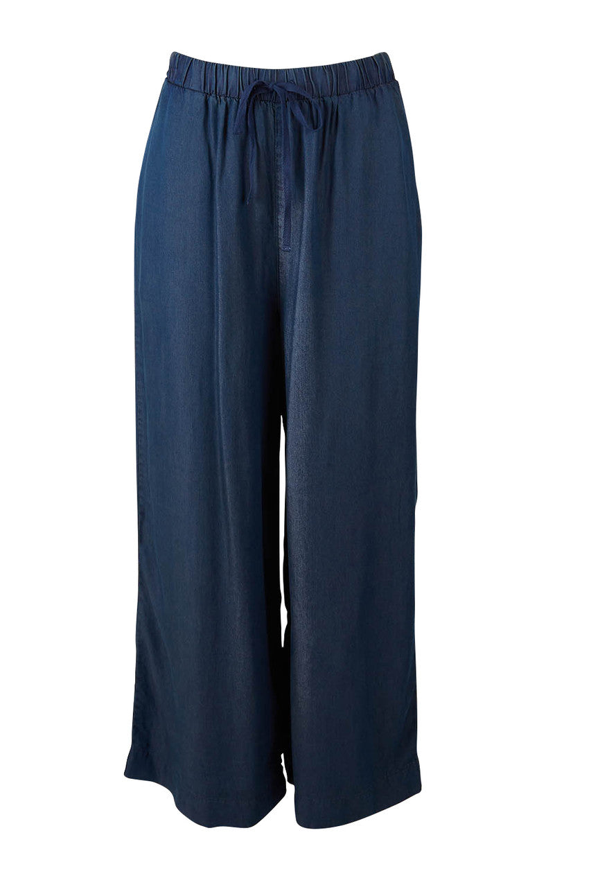 Betty Basics Calista Palazzo Pant Dark Denim