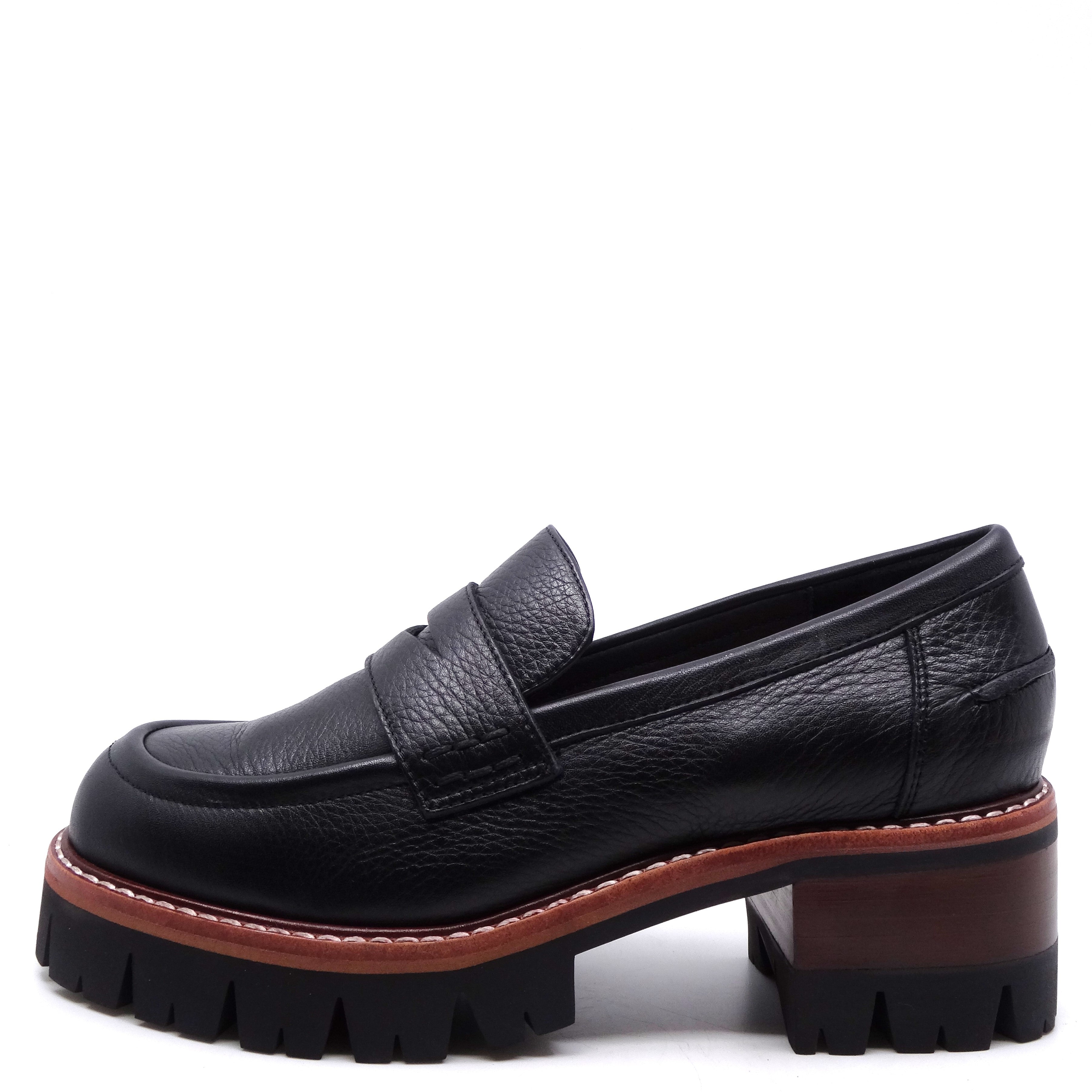 Isabella Anselmi Ezra Black Leather