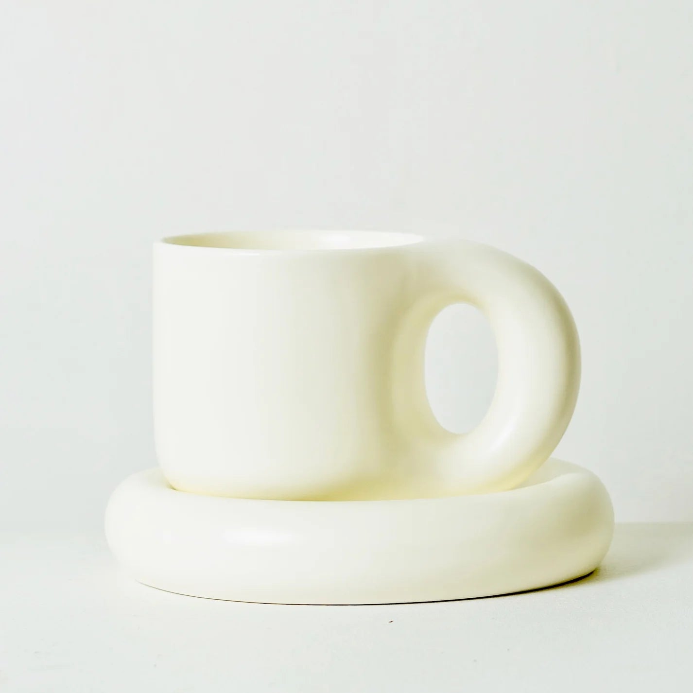 Sage & Cooper Lola Chubby Mug Set Off White