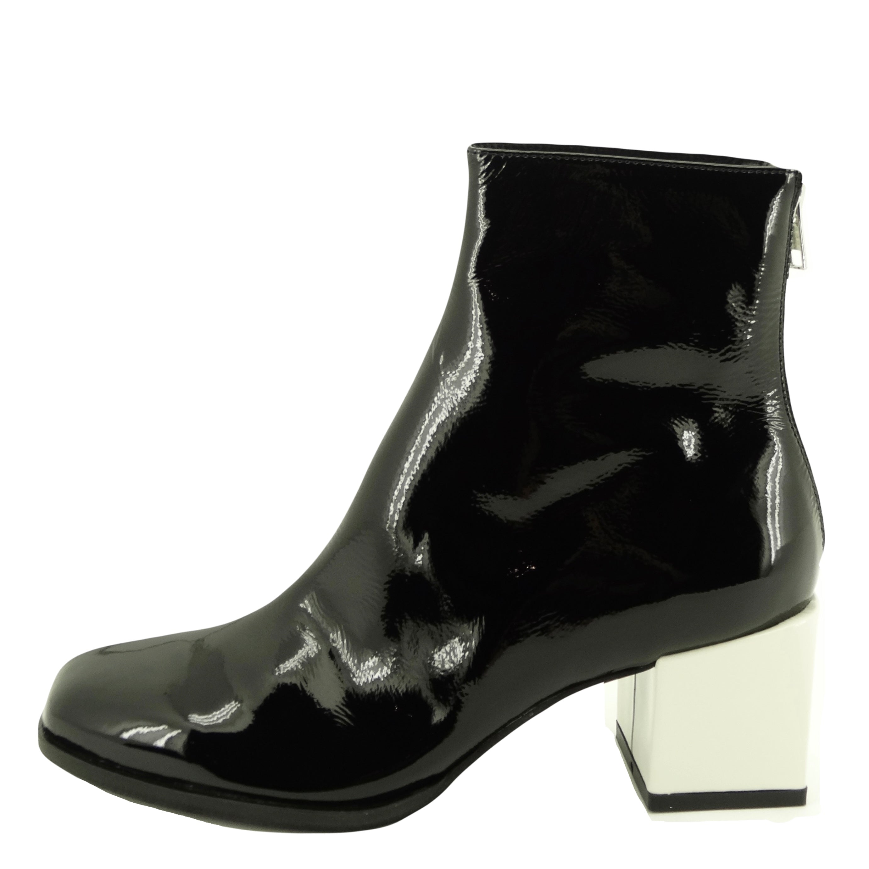 Django & Juliette Waroni Black/Ivory Patent