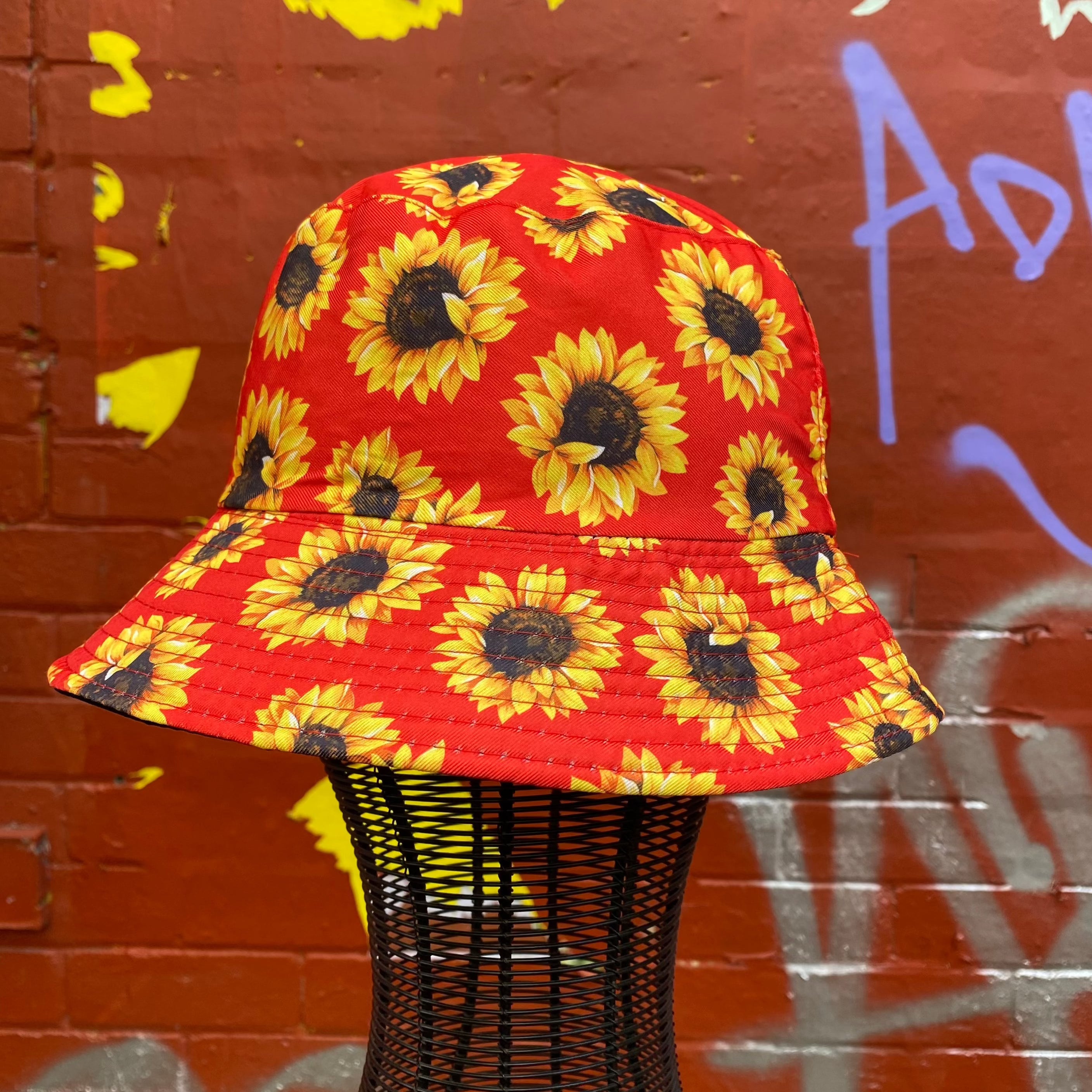 Etcetra Wearables Sunflower Hat Red