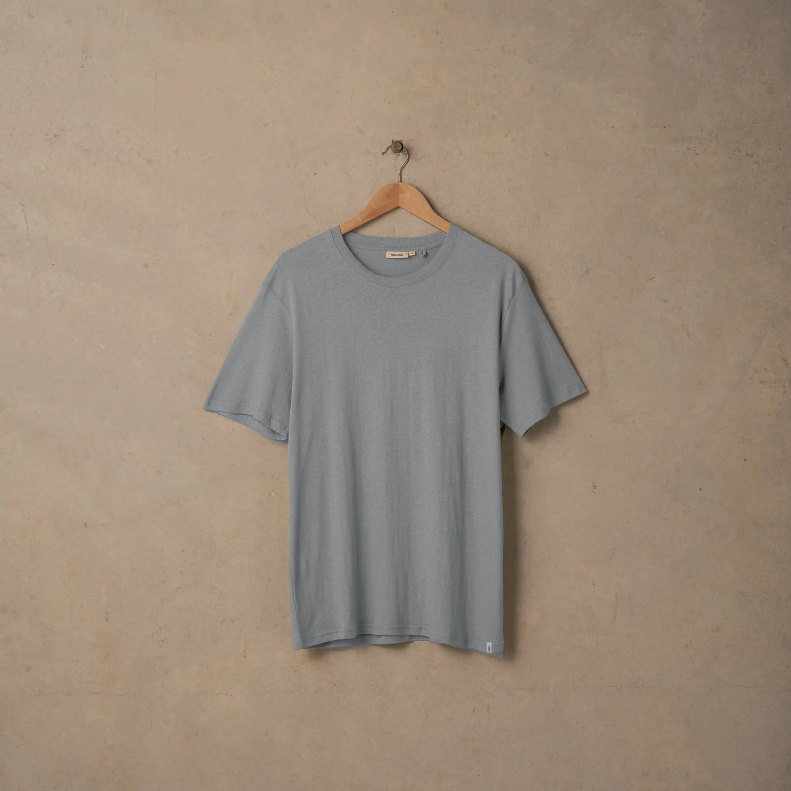 McTavish Relaxed Hemp Tee Misty Blue