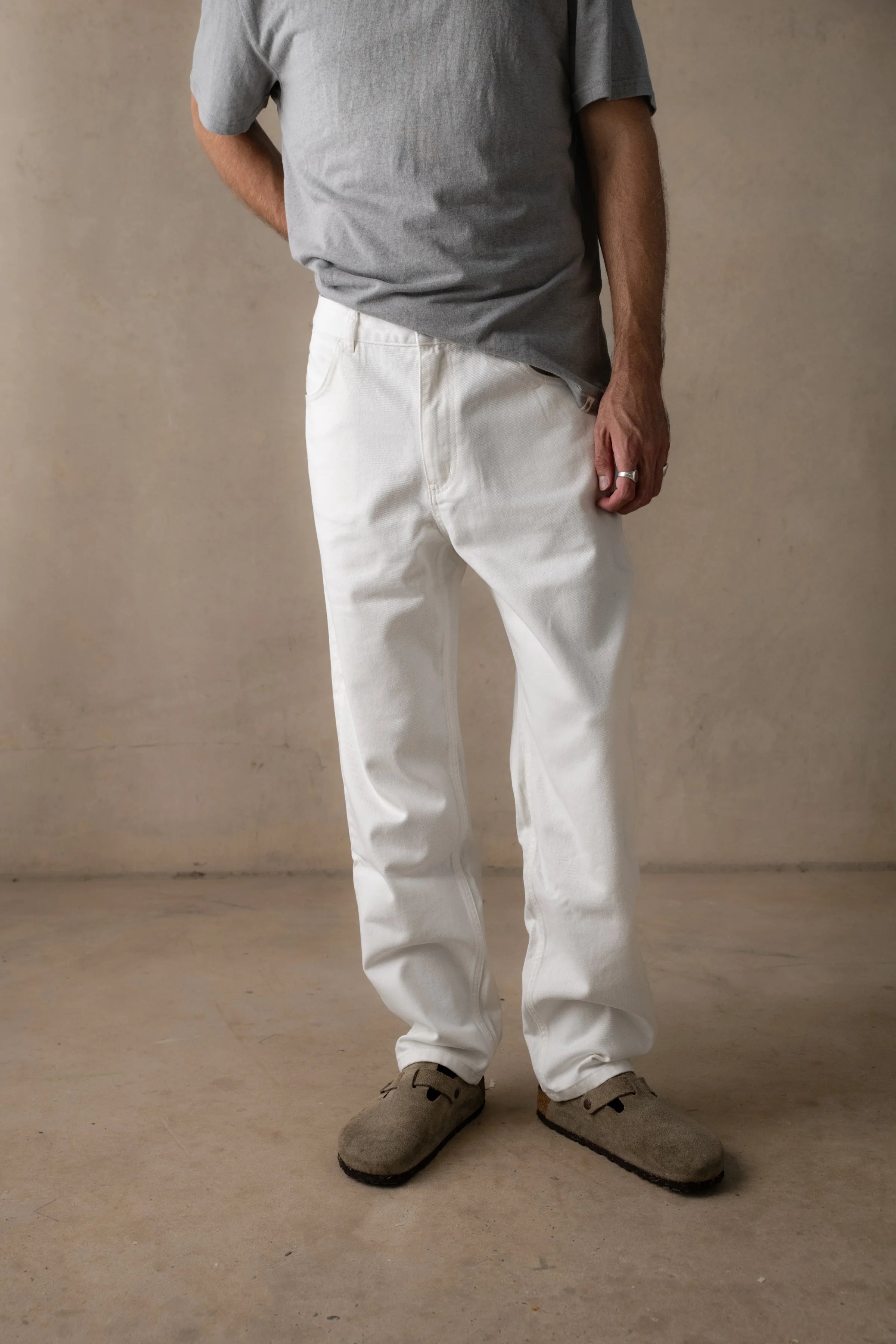 McTavish Classic Denim Jean White