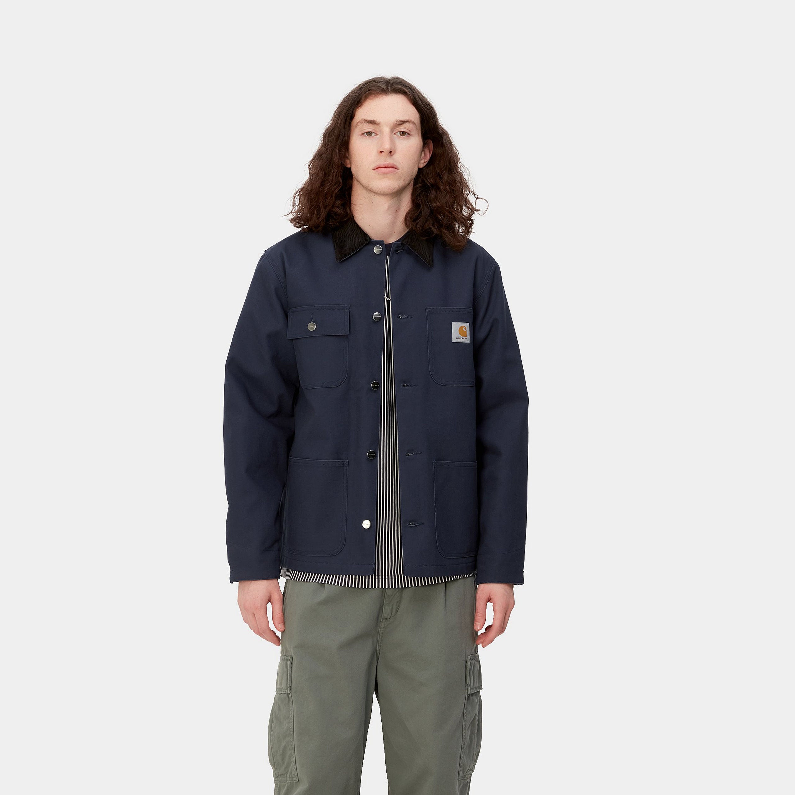 Carhartt WIP Michigan Coat Blue/Black (rigid)