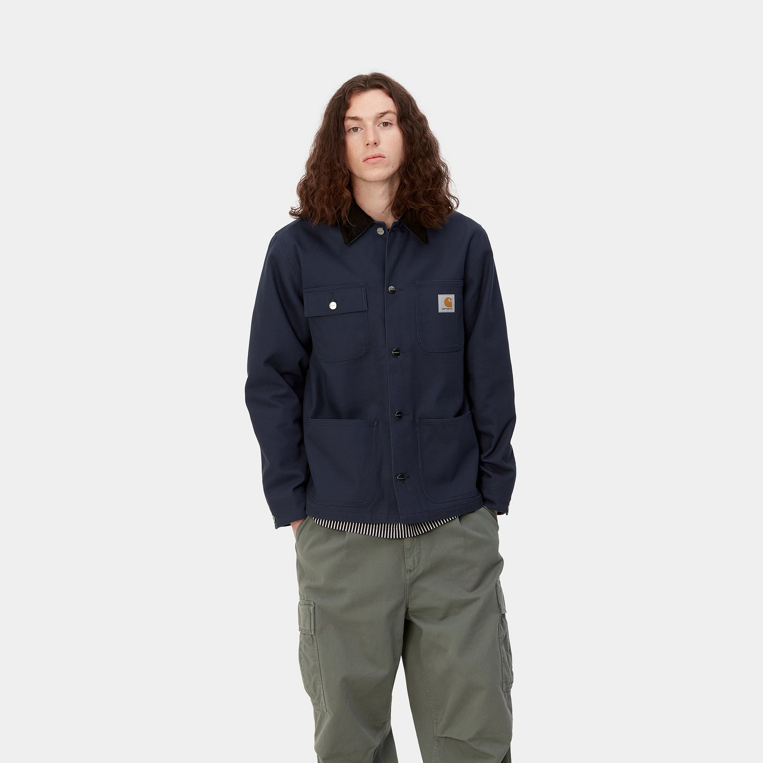 Carhartt WIP Michigan Coat Blue/Black (rigid)