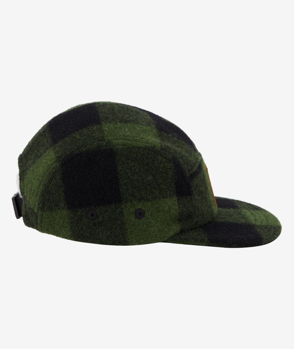 Swanndri Wentworth Valley V2 Wool Cap Olive/ Black Check