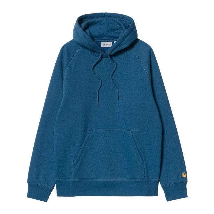 Carhartt WIP Hooded Chase Sweatshirt Skydive/Gold