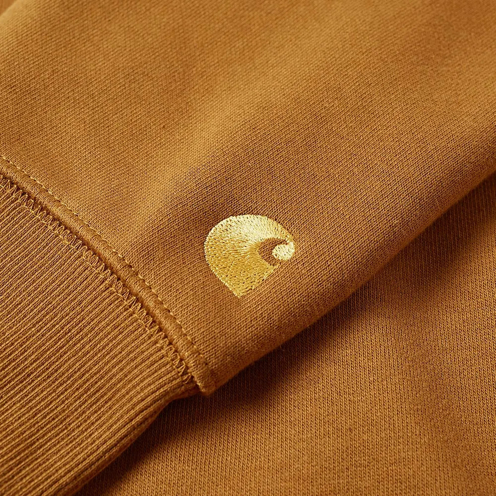 Carhartt WIP Chase Sweat Hamilton Brown/Gold