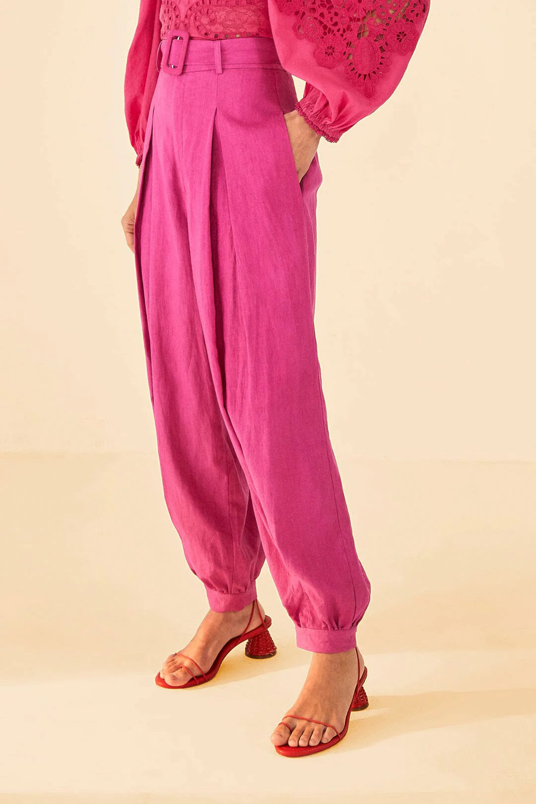 Farm Rio Pants Pink