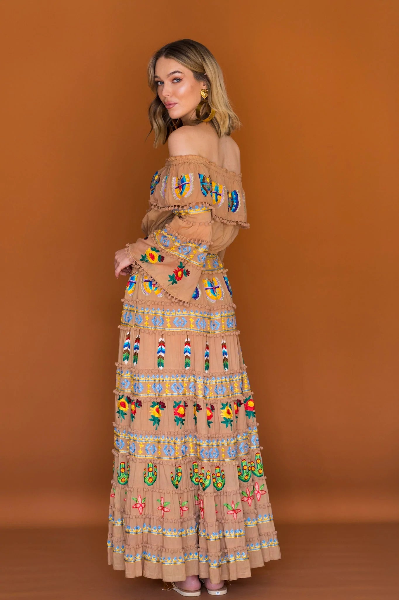 Anannasa Santa Fe Skirt Sand