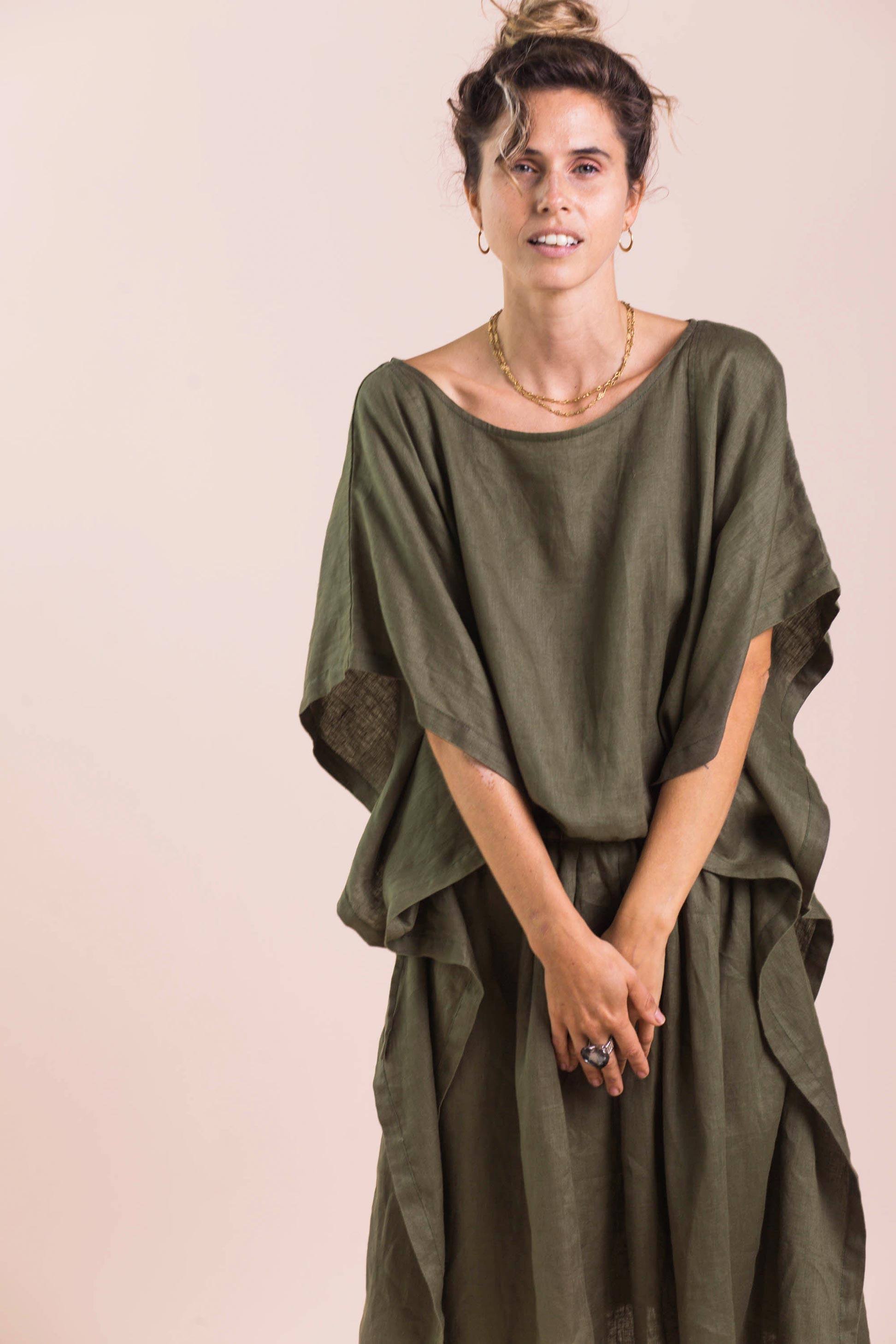 Lazybones Bailey Dress Olive