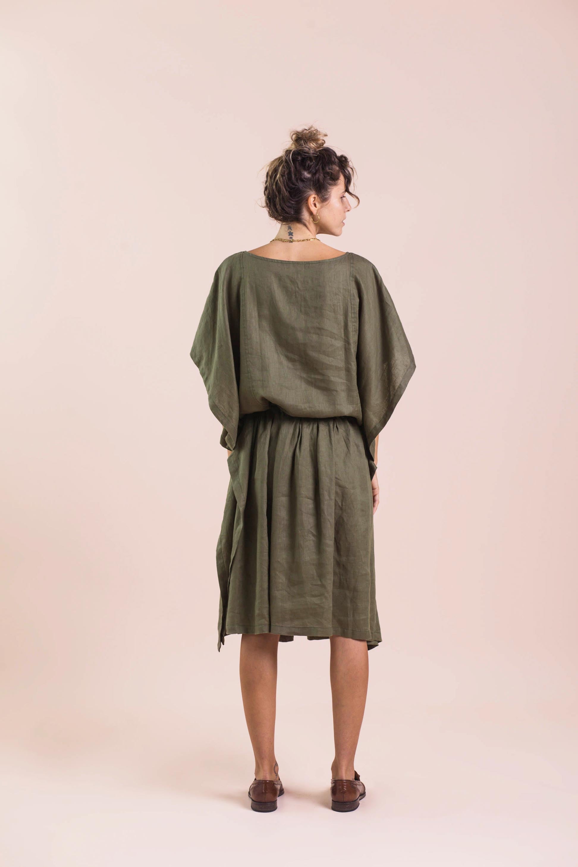 Lazybones Bailey Dress Olive