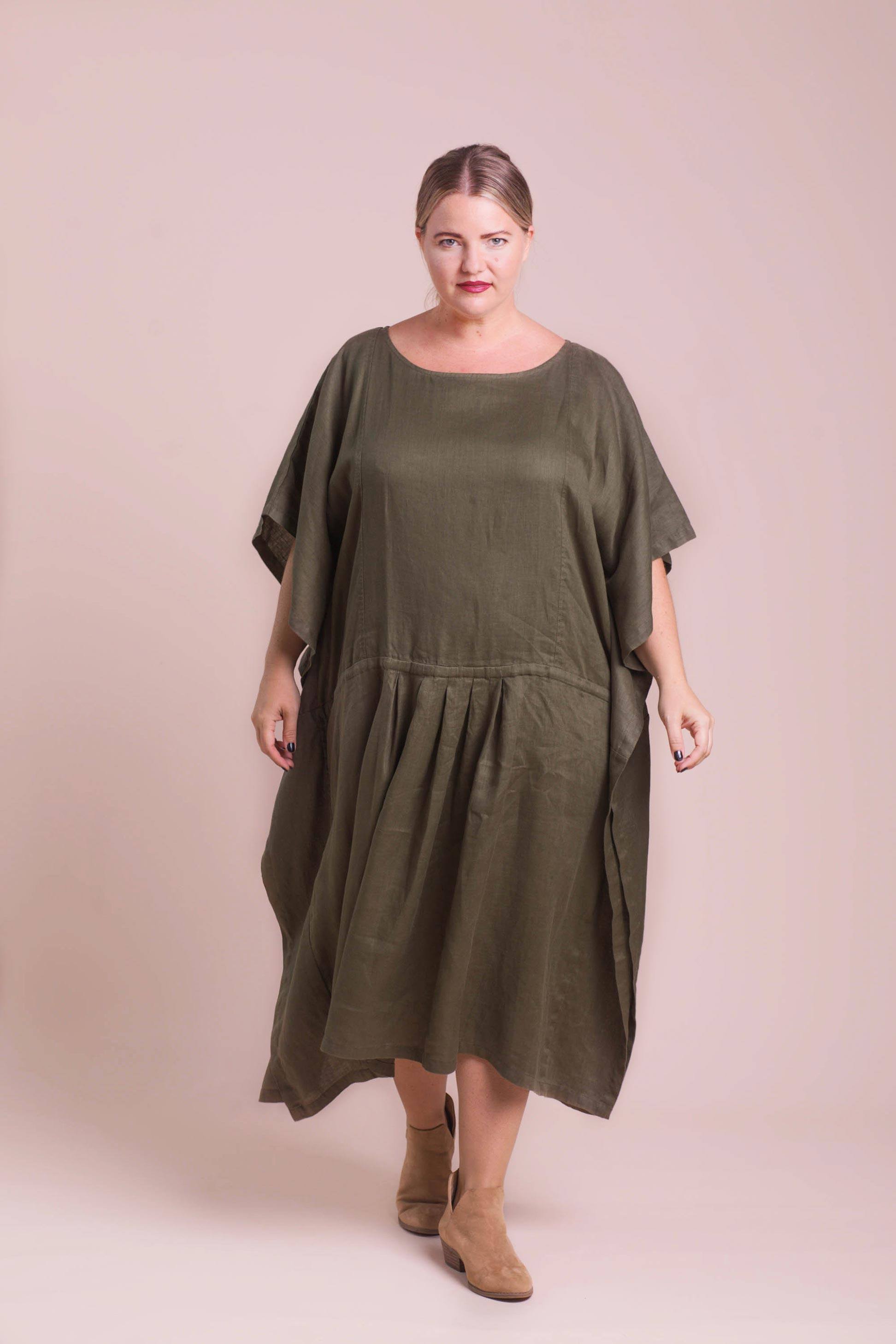 Lazybones Bailey Dress Olive