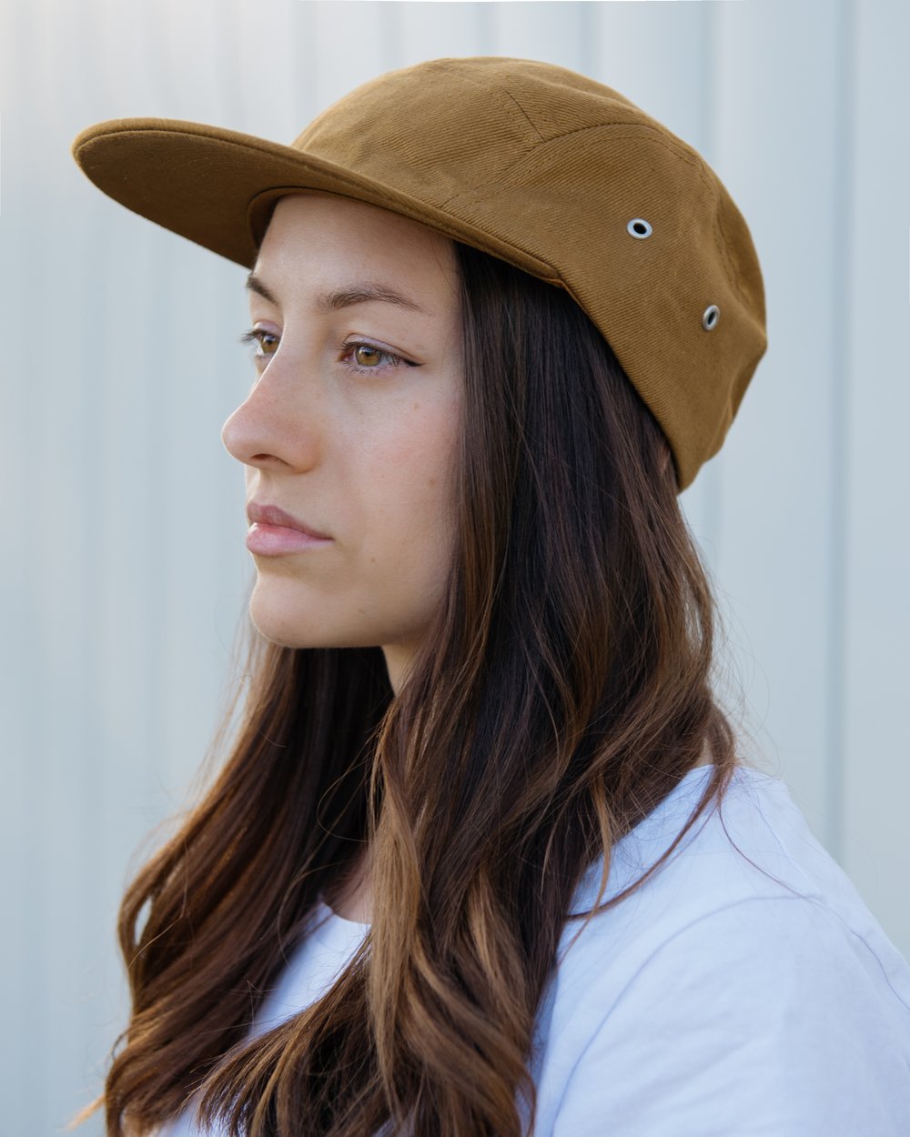 Hemp Clothing Australia 5-Panel Cap Golden Brown