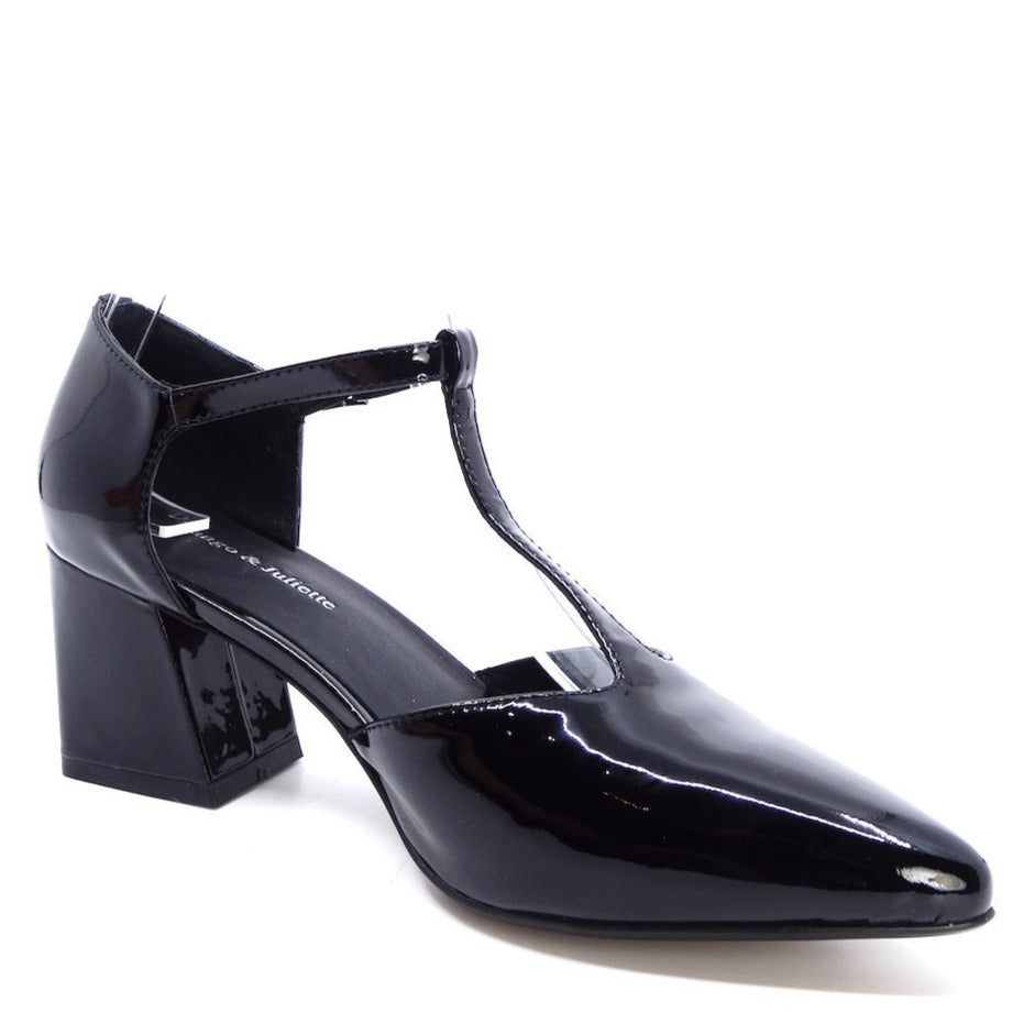 Django & Juliette Mirra Black Patent