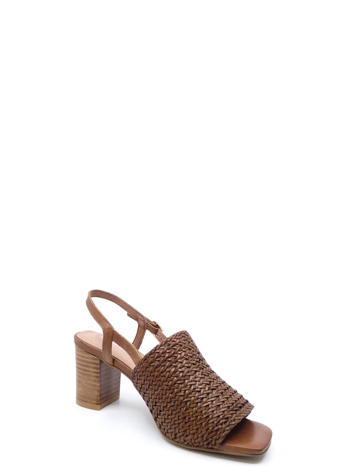 Django & Juliette Pickle Tan Weave Leather