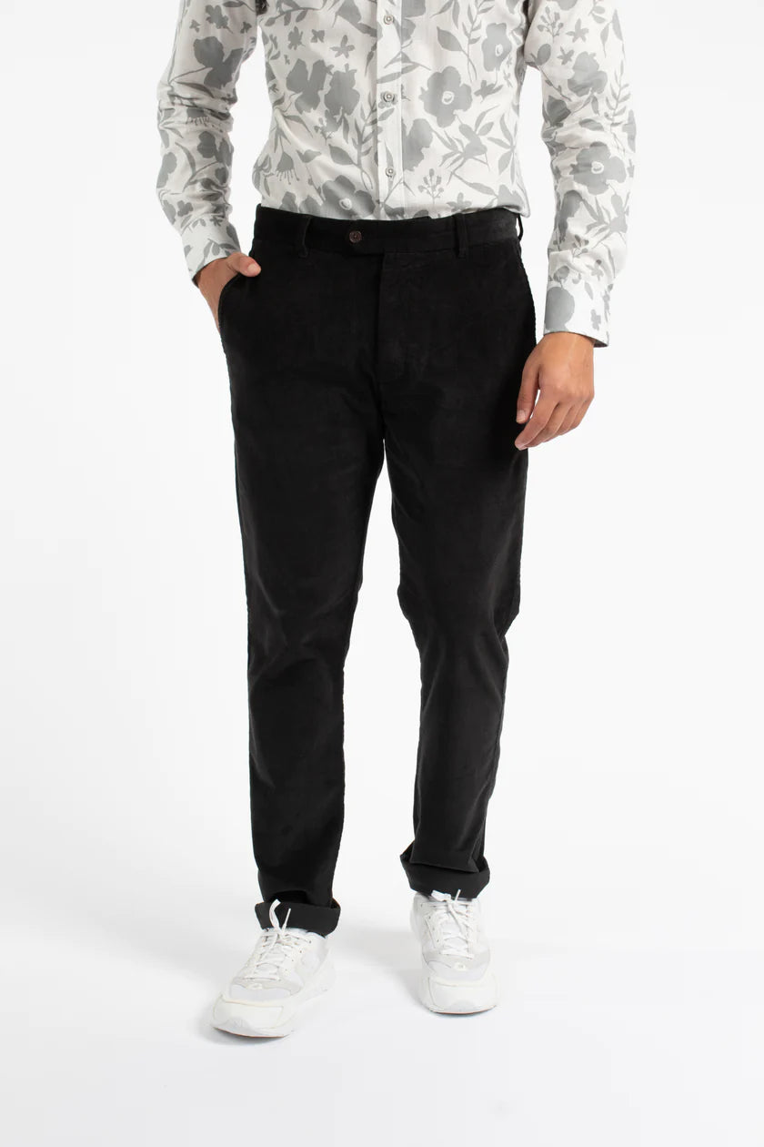 James Harper JHTR26 Cord Pant Black