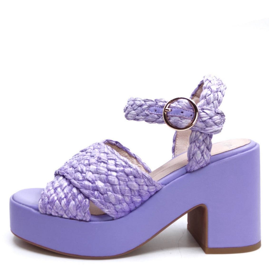 Mollini Charise Lilac Woven Leather