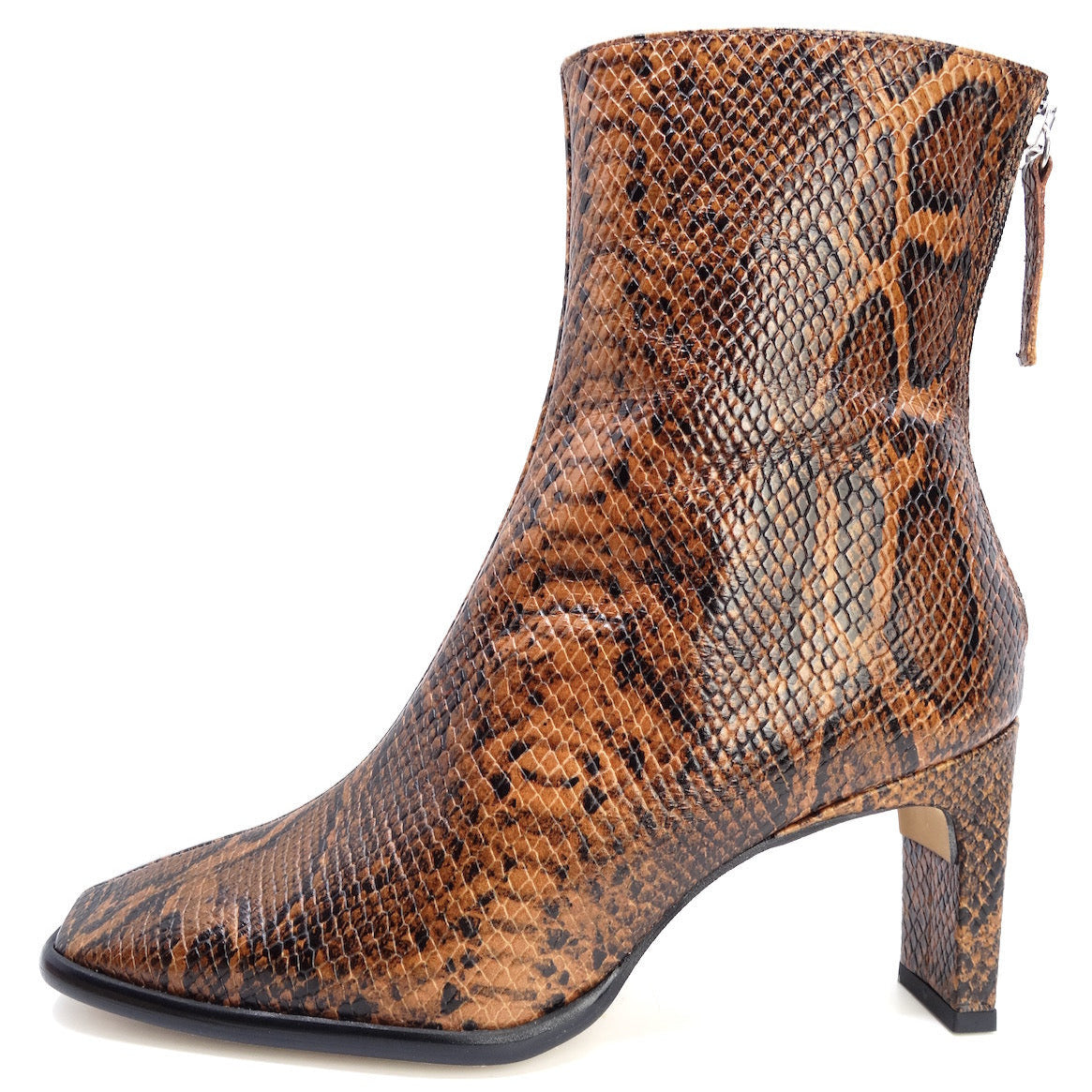 Neo Somaya (Elebro) Brown Snake Print Leather