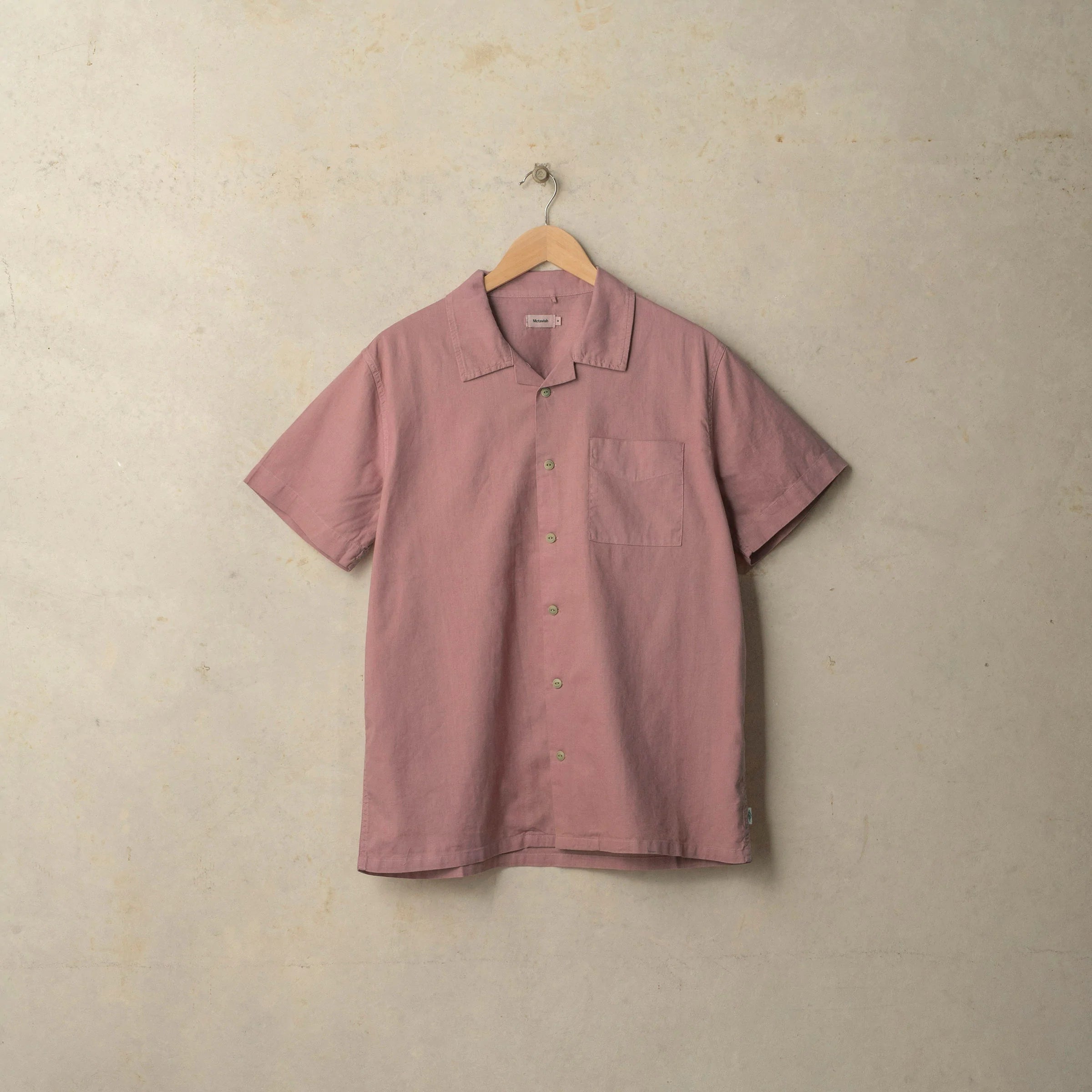 McTavish Holiday Hemp Shirt Washed Plum