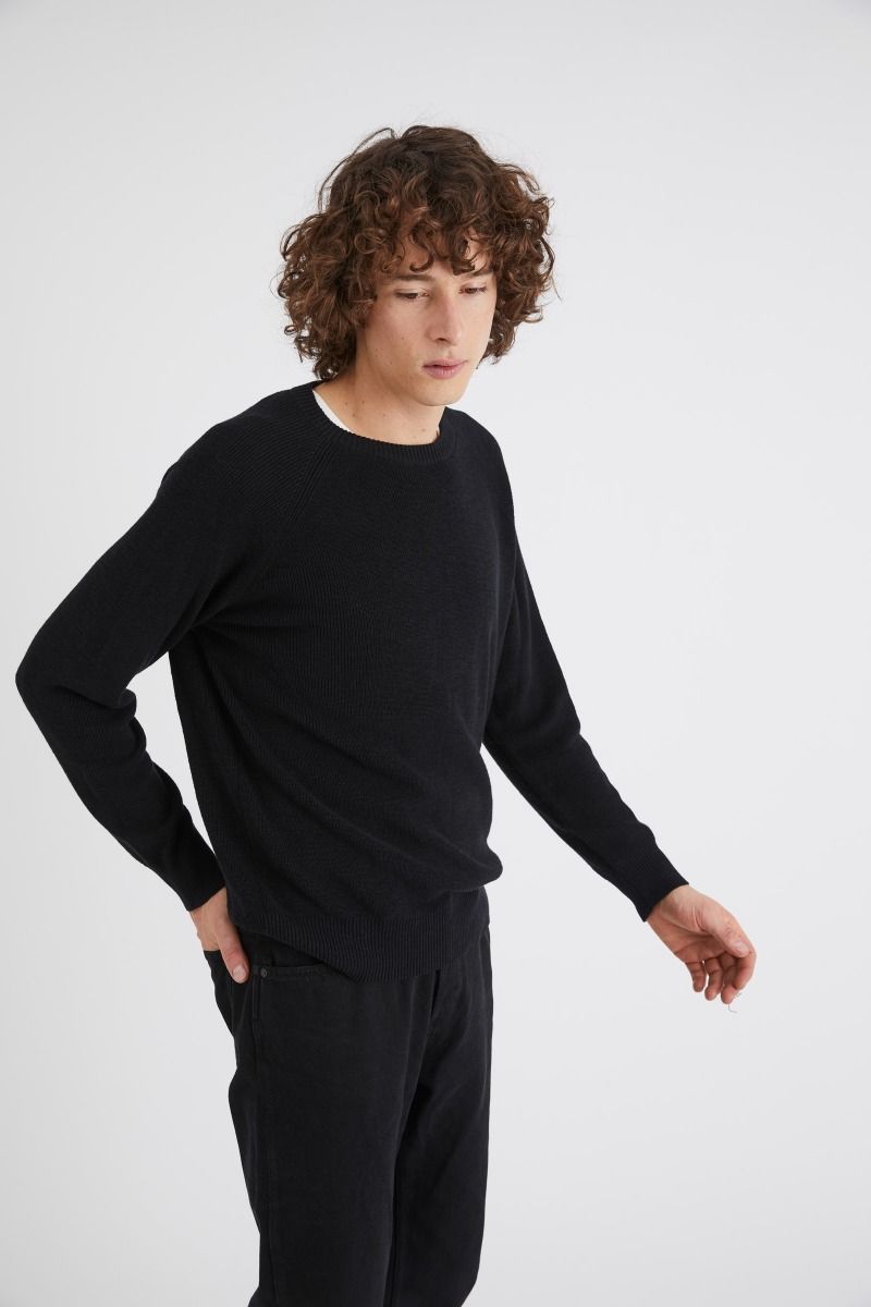 Neuw Denim Syngle Linen Knit Black