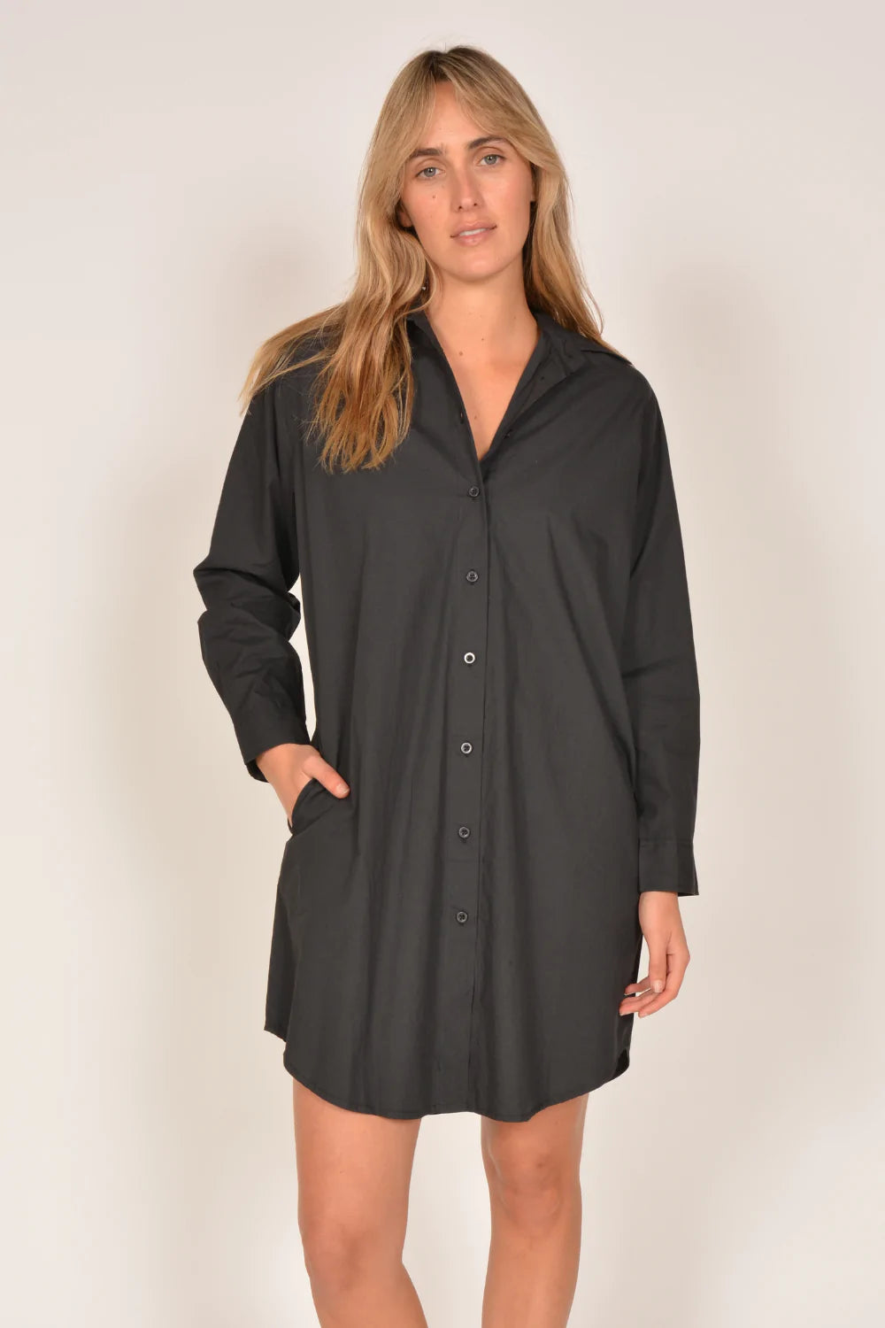 Itami Marseille Shirt Dress Black