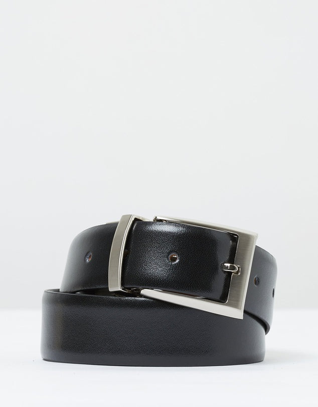 Loop Leather Co Ziggy Belt Black/ Choc