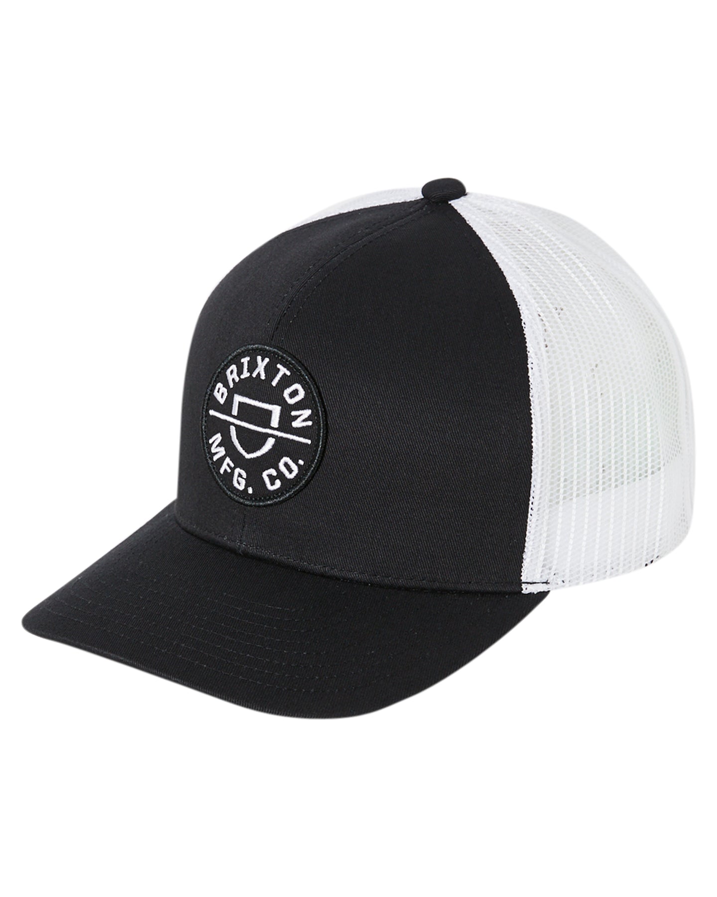 Brixton Crest X MP Mesh Cap Black Trucker