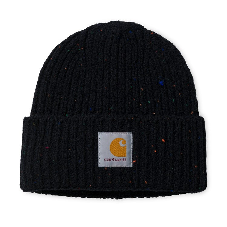 Carhartt WIP Anglistic Beanie Speckled Black