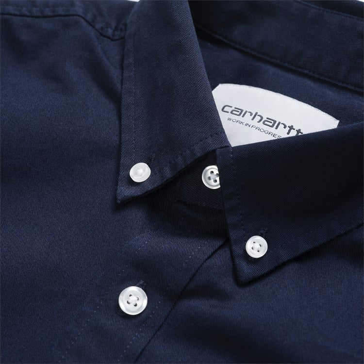 Carhartt WIP L/S Madison Shirt Dark Navy / Wax