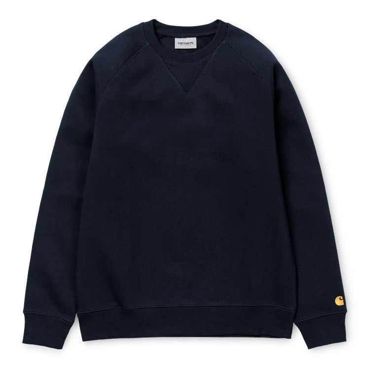 Carhartt WIP Chase Sweat Dark Navy/ Gold