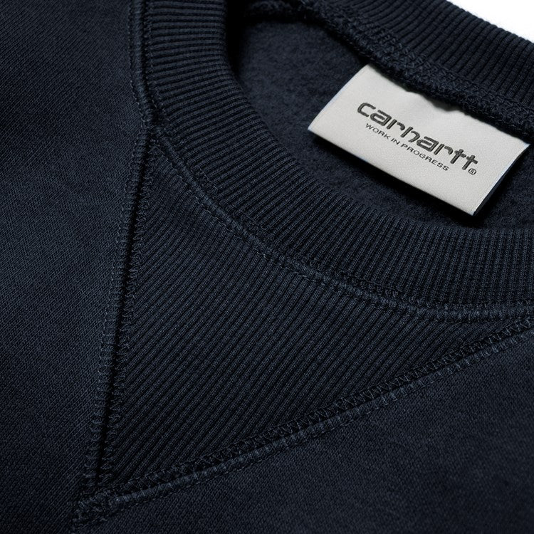 Carhartt WIP Chase Sweat Dark Navy/ Gold