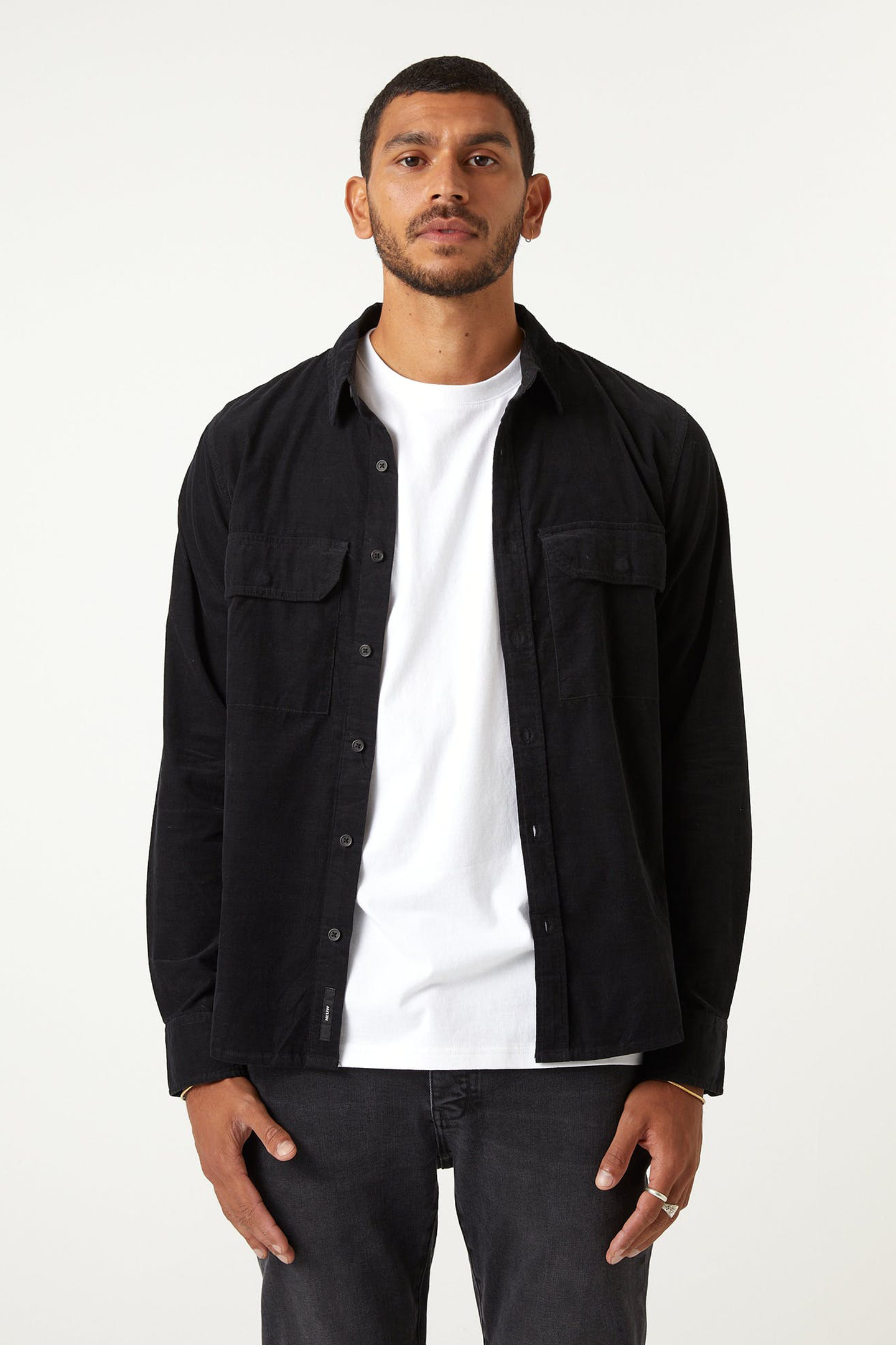 Neuw Denim Workwear Cord L/S Black