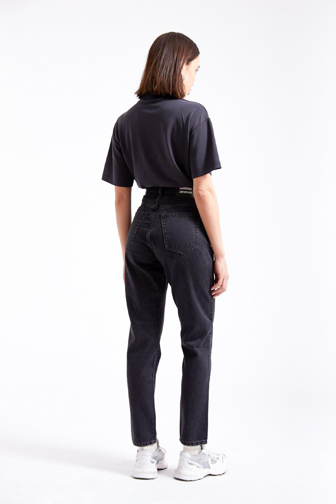 Dr Denim Nora Mom Jeans Black Retro