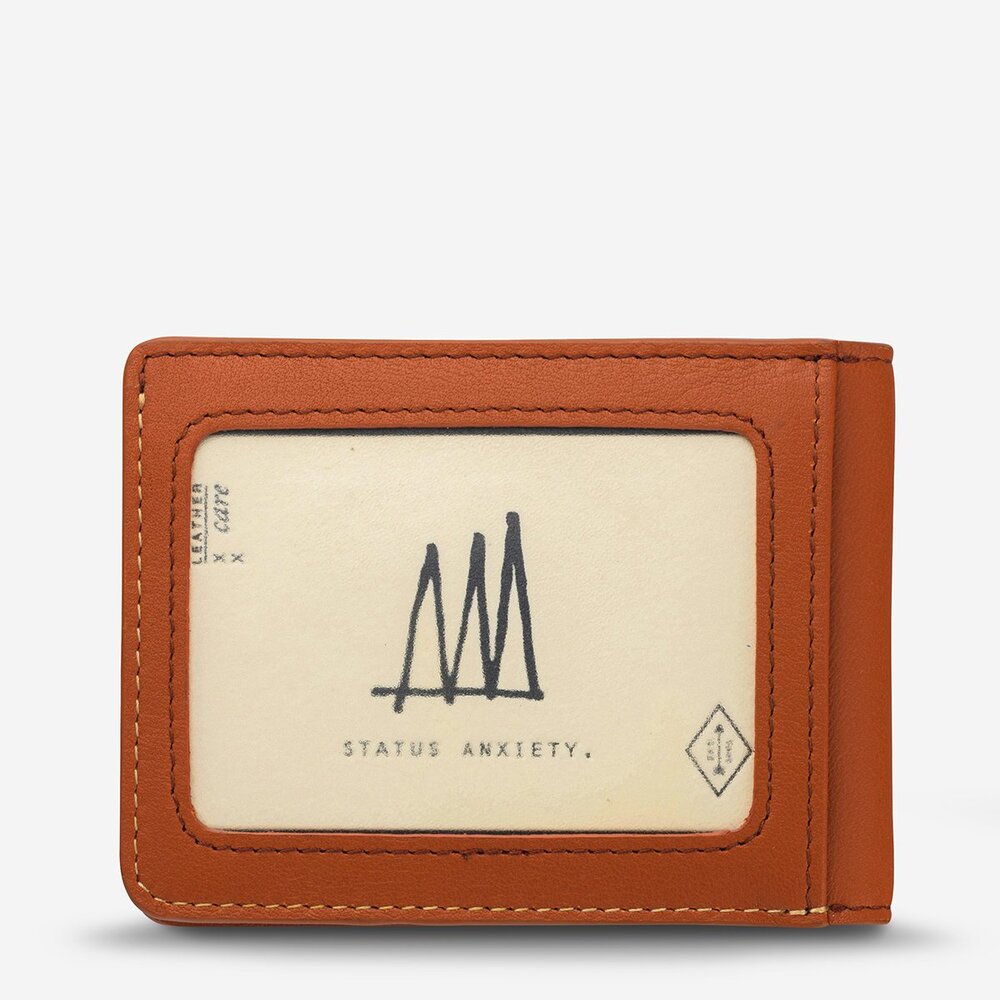 Status Anxiety Ethan Wallet Camel Leather