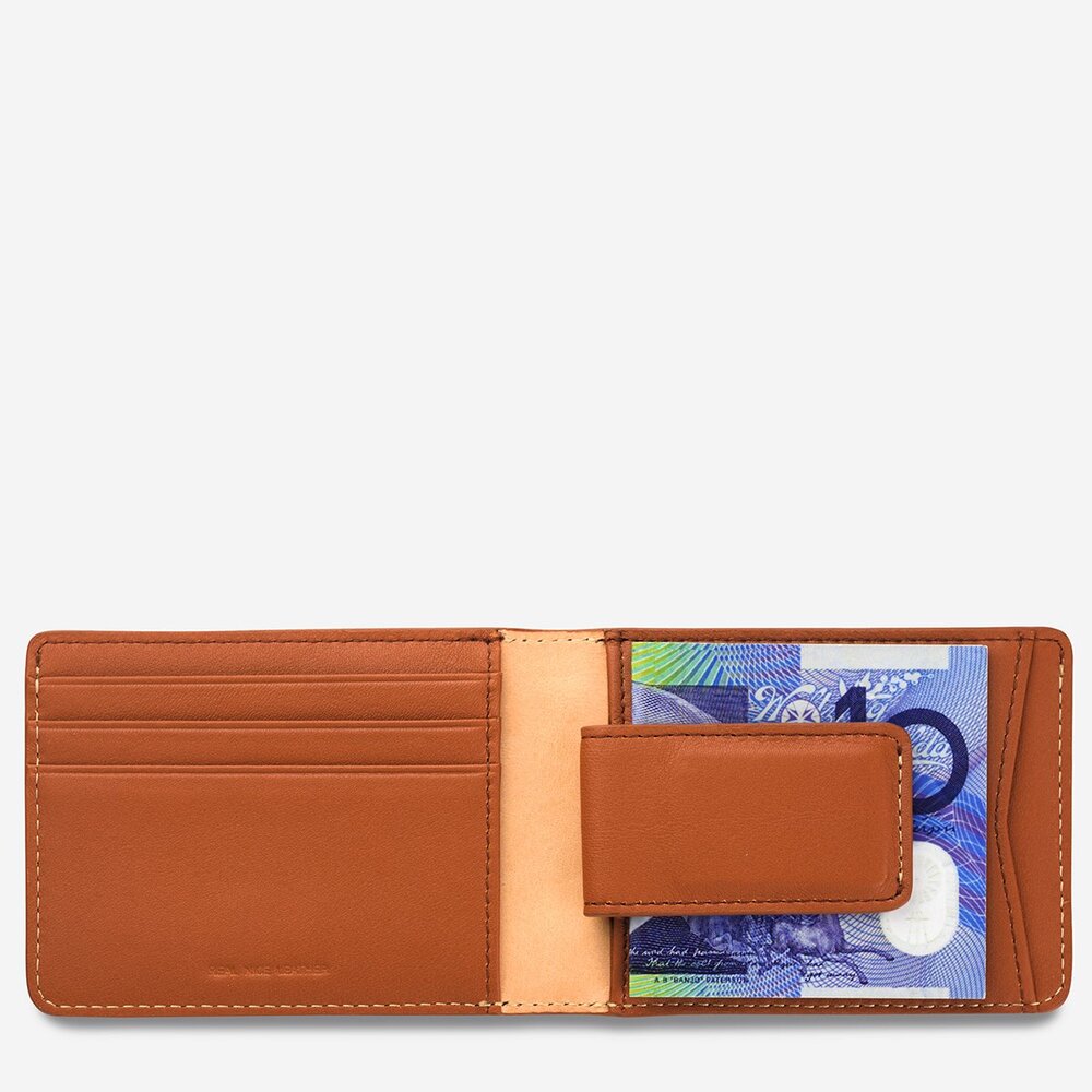 Status Anxiety Ethan Wallet Camel Leather