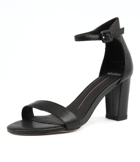 Mollini Gessie Black Lizard Leather