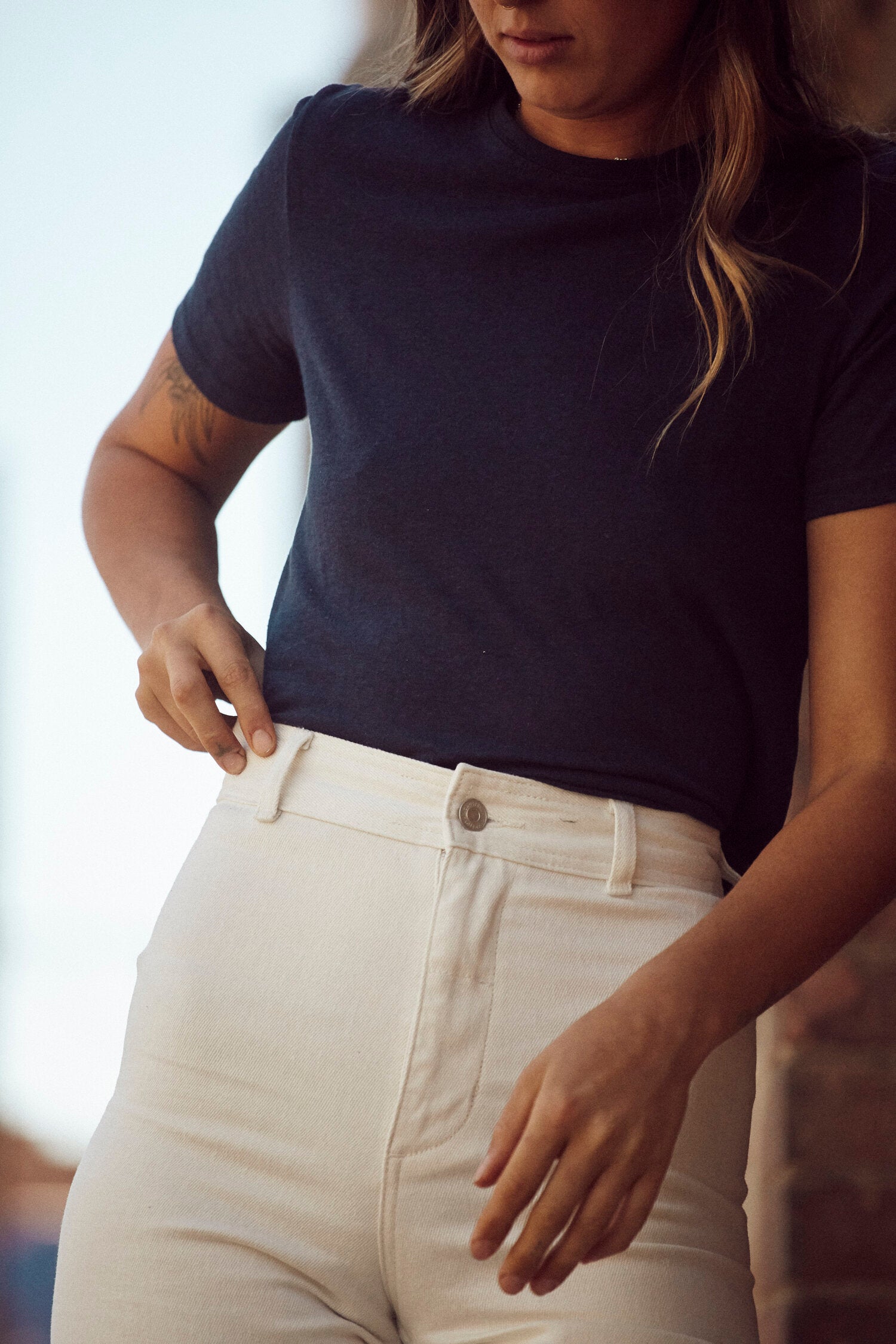 Hemp Clothing Australia S/S T-Shirt Navy