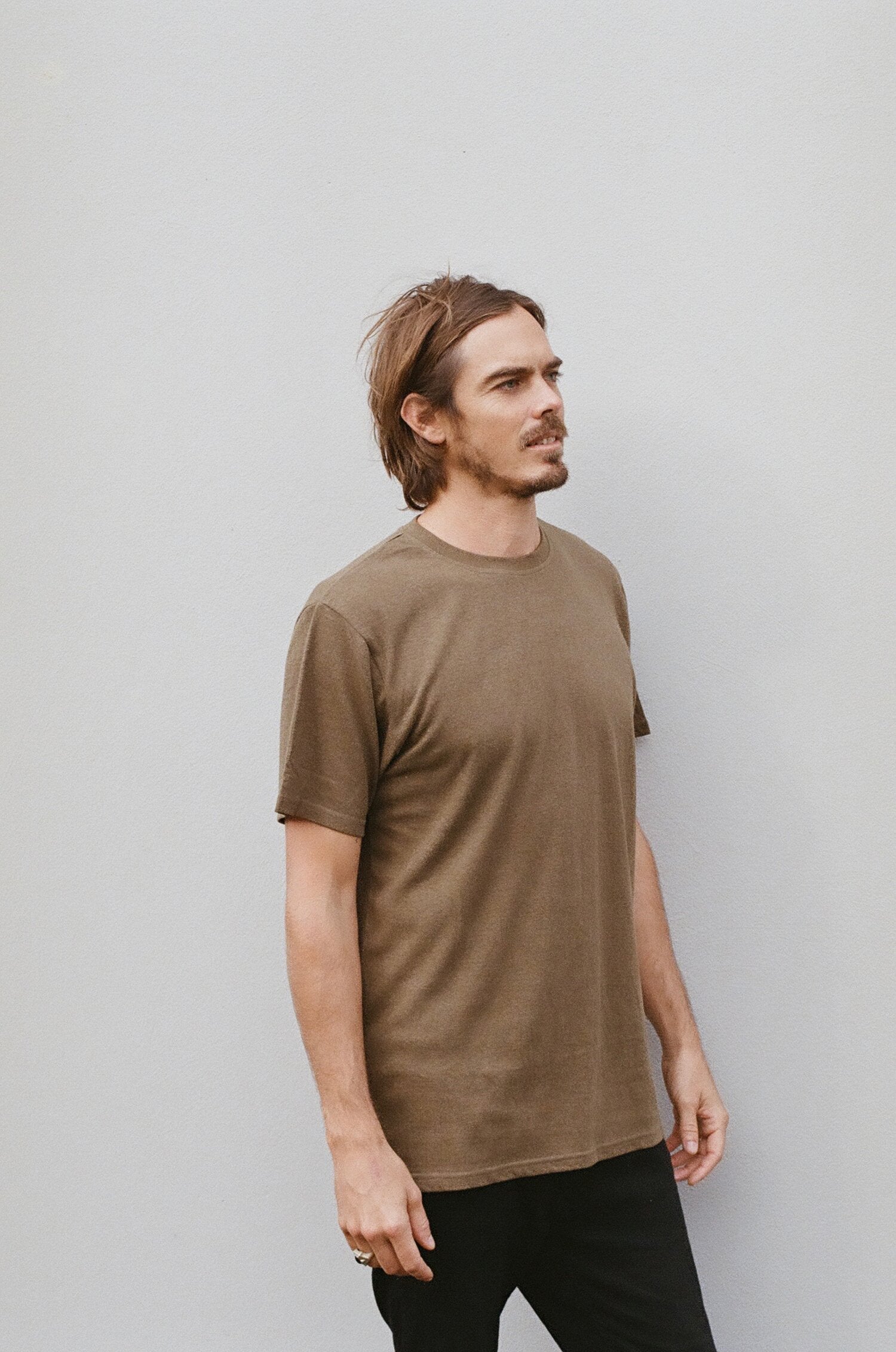 Hemp Clothing Australia Classic T-Shirt Olive