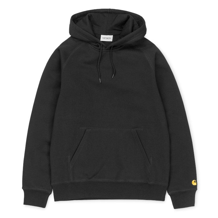 Carhartt WIP Hooded Chase Sweatshirt Black/ Gold