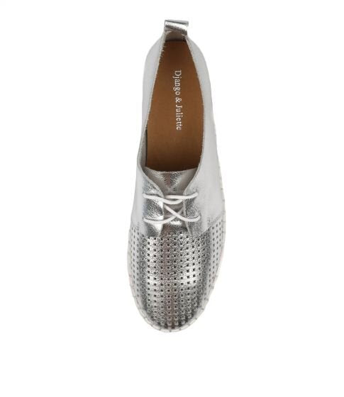 Django & Juliette Huston Silver Leather