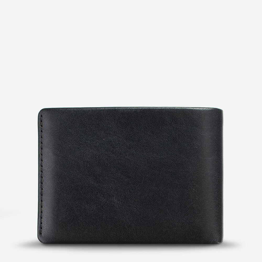 Status Anxiety Jonah Wallet Black Leather