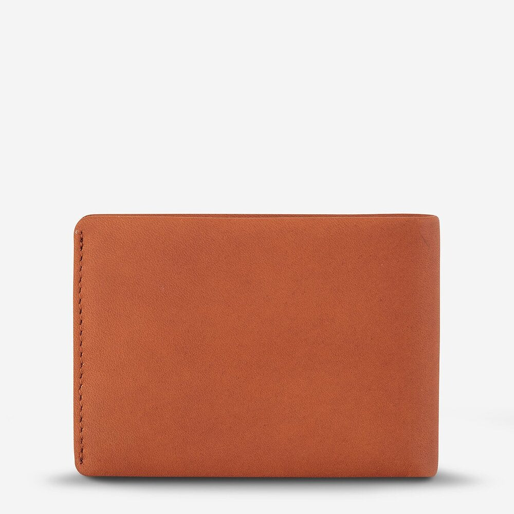 Status Anxiety Jonah Wallet Camel Leather