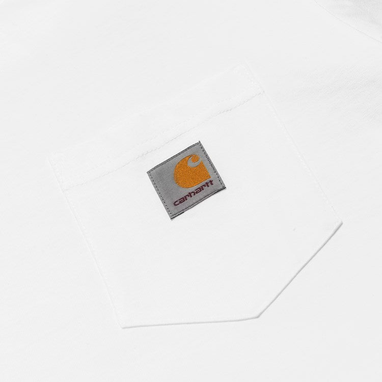 Carhartt WIP Pocket L/S T-Shirt White