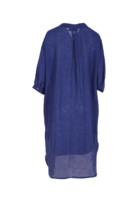 Olga De Polga Denmark Shirt Dress Azul Blue