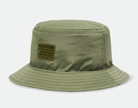 Brixton Vintage Nylon Packable Bucket Olive Surplus