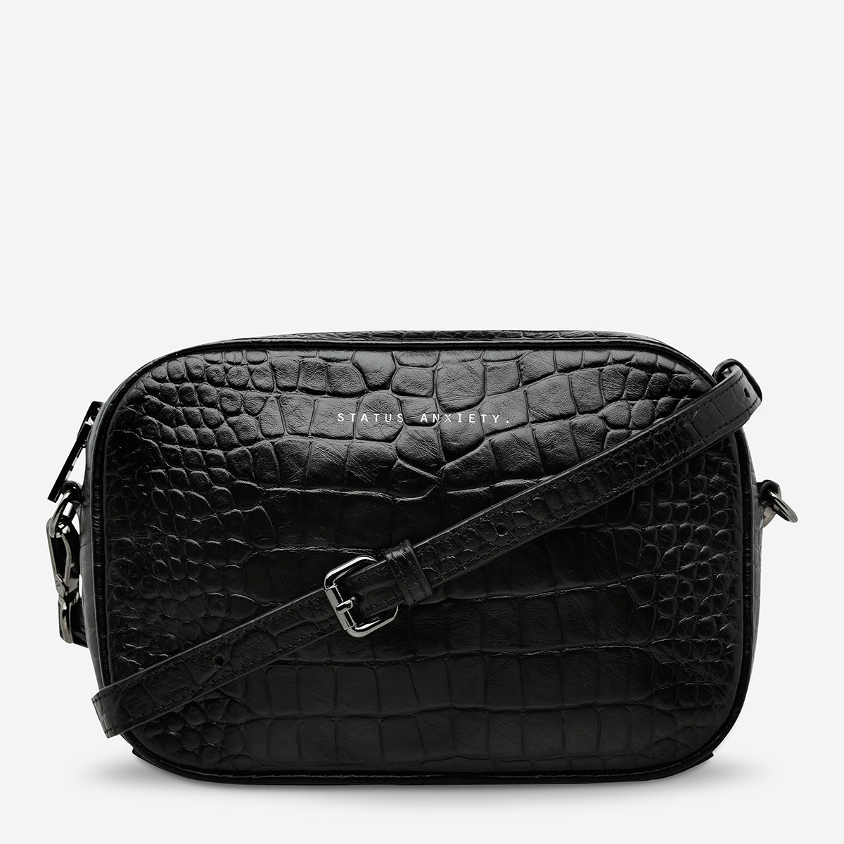 Status Anxiety Plunder Bag Black Croc