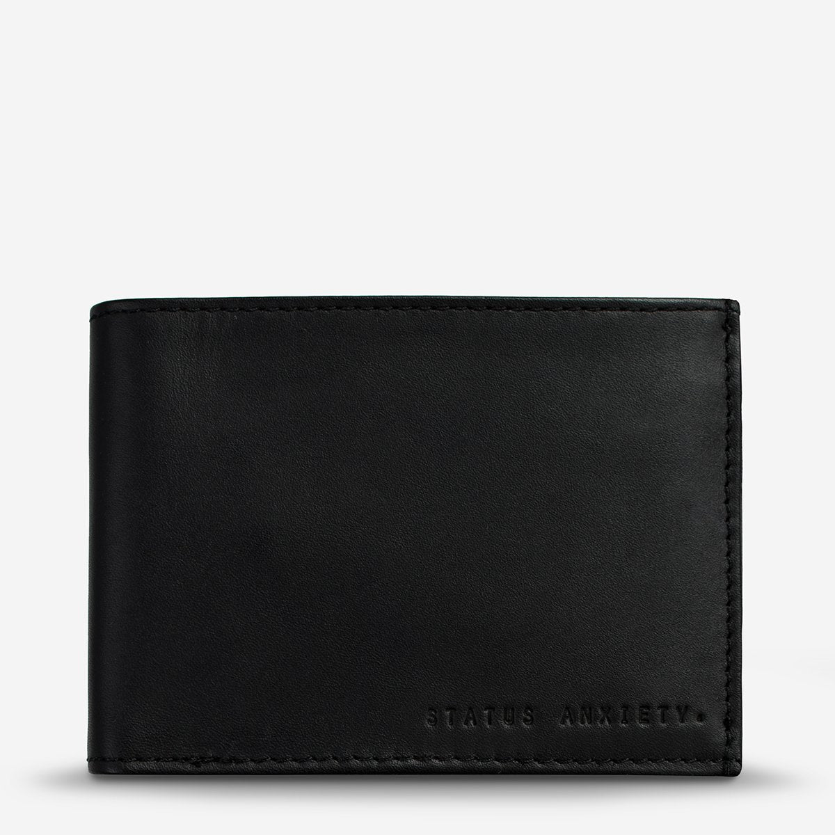 Status Anxiety Noah Wallet Black Leather